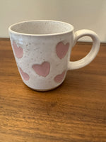 Sunday Morning Hearts Ceramic Coffee Tea Mug Cup
