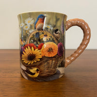 Summer Bouquet Rosemary Millette 3D Relief Coffee Mug Cup