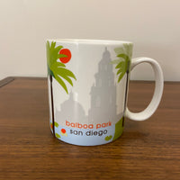 Starbucks Coffee 18 oz Porcelain Mug Cup 2007 Balboa Park San Diego