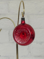 Vintage Premier Double Indent Blown Glass Christmas Ornament

