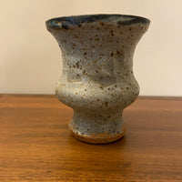 Handmade Ceramic Thrown Pottery Grotesque-Primitive Style Vase