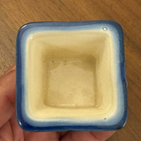 Vintage Handmade Polish Pottery Jankowski Unikat Boleslawiec Tiny Planter