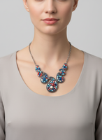 C1946 Mosaic Beads Necklace
