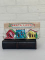 Vintage Santa Land Christmas Decoration Putz Houses Set of 3 – Made in Japan