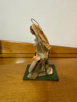 Vintage Italian Papier Mache Mary Nativity Figure Replacement Piece
