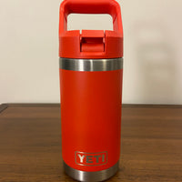 YETI Red-Silver Stainless Steel Tumbler