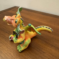 Franklin Mint Mood Dragons Happy Figurine