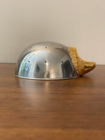 Hedgehog 24 Karat Gold Plated Cheese Holder Party Display
