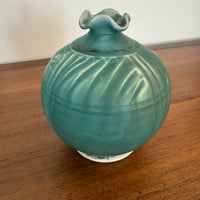 Vintage Handmade Ceramic Pottery Small Vase Signed