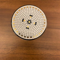 Anthropologie Rise and Shine Kitchen Canister Storage Container Bistro Art Deco Revival Tile Design Retired