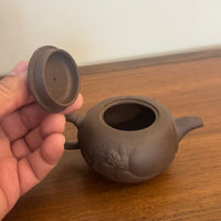 Vintage Ceramic Yixing Red Zisha Clay Moving Dragon Head and Tongue Teapot