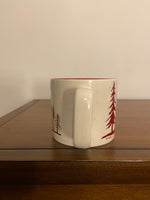 Tim Hortons Reindeer Winter Scene Ceramic Mug, Christmas 2019

