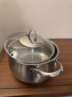 Schulte Ufer 18/10 Stainless Steel 1.5qt Covered Pot
