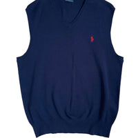 Polo By Ralph Lauren Navy V Neck Sweater Vest