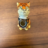 Vintage Rochard Limoges Porcelain Trinket Box Tiger