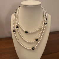 Long Strand Necklace Fashion Jewelry Faux Pearls