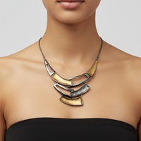 Collar Statement Necklace Chain Fashion Jewelry