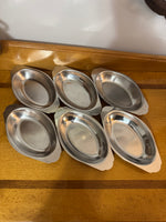Brand-Ware Stainless Steel Japanese Oval Dish Set of 6
