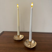 Vintage Brass Candlestick-Holder Set of 2