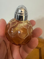 Vintage Amber Glass Imperial Salt and Pepper Shaker Set
