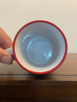 Hello Kitty Sanrio 2022 Red Polka Dot Ceramic Mug with Hot Chocolate Cocoa
