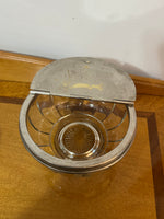 Chamco Silver-plated-Glass Soda Fountain Footed Bowl
