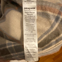 Patagonia Flannel Shirt Men’s Size Tan Plaid Cotton