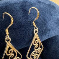 925 MC Silver Dangle Earrings