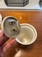 Starbucks Fish-Dragon-Mermaid Scales Design 10 Oz Porcelain Tumbler Mug with Lid
