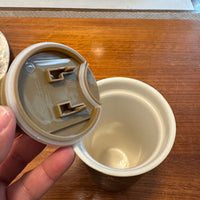 Starbucks Fish-Dragon-Mermaid Scales Design 10 Oz Porcelain Tumbler Mug with Lid