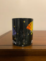Vintage GAYLIEN Rainbow Alien Mug – Colorful UFO Space Design
