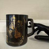 Vintage Fire-KIng Glass Coffee Mug Zodiac Sign Gemini
