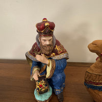 Vintage Kirkland Porcelain Wisemen Set of 3 Nativity Replacement