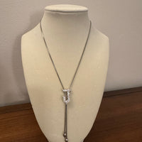J Letter Alphabet Adjustable Necklace Fashion Jewelry