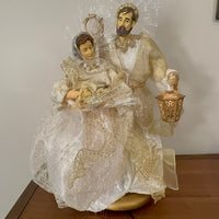 Fiber Optic Nativity Holy Family