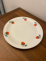 Vintage French Apilco Porcelain Dish-Strainer Strawberries Design
