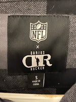 Men's Buffalo Bills NFL Gray Flannel Long Sleeve Button-Up Shirt S Darius Rucket
