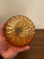 Martha Stewart Hand Blown Glass Pumpkin Halloween Fall Decor
