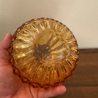 Martha Stewart Hand Blown Glass Pumpkin Halloween Fall Decor