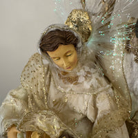 Fiber Optic Nativity Holy Family