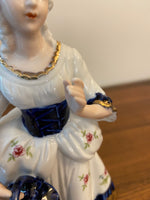 Vintage Japanese KPM Porcelain Pair Man and Woman Figurines
