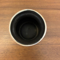 Vintage Lapid Israel Ceramic Vase MCM Geometric Design Pottery