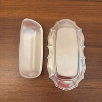 Vintage Silverplated Butterdish