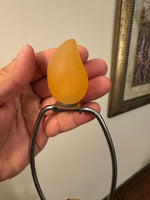 Vintage MCM Lucite Table Lamp Art Deco Style Tendency RARE
