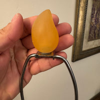 Vintage MCM Lucite Table Lamp Art Deco Style Tendency RARE