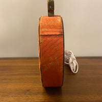 Lighted Wooden Halloween Decor Jack-O'-Lantern