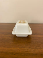 Pyrex Butterdish Butterfly Gold Design 72-B
