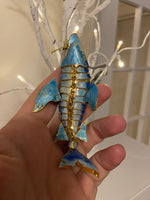 Cloisonne Enamel Fish Shark-Crab- Pendant-Ornament
