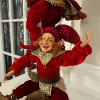 Christmas Decor 3 Acrobatic Jester-Elves