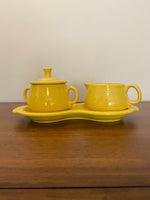 Fiesta-ware Sugar and Creamer Set with Tray P86 Post 86
